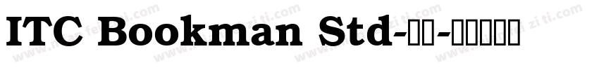 ITC Bookman Std-常规字体转换